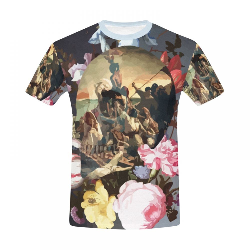 メンズアートシュルレアリスムルネサンス戦争ショートtシャツ