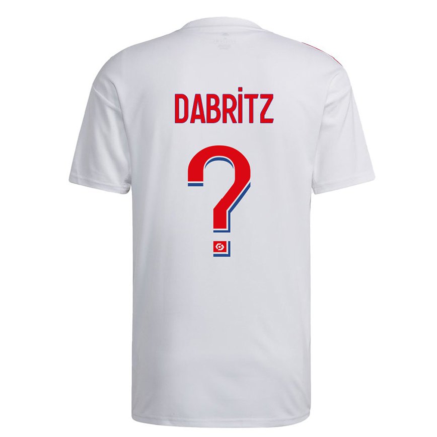 キッズフットボールサラ・ダブリッツ#0ホワイト ブルーレッドホームシャツ2022/23ジャージーユニフォーム