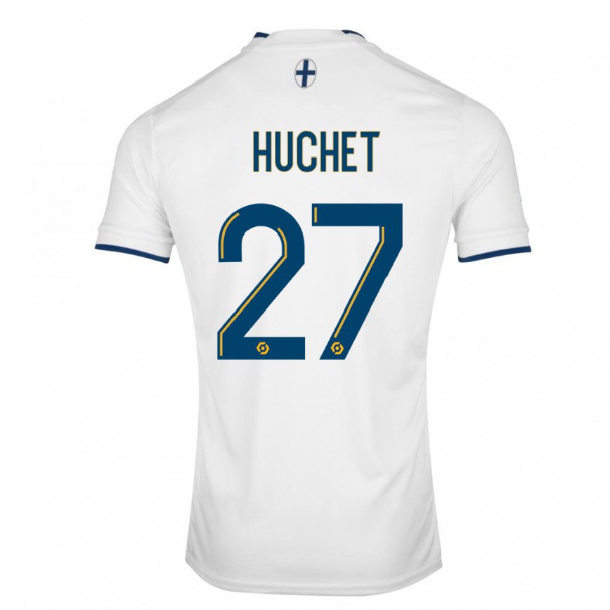 キッズフットボールサラ・ユシェ#27ホワイトサファイアホームシャツ2022/23ジャージーユニフォーム