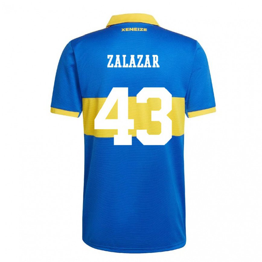 キッズフットボールマキシミリアーノ・ザラザール#43オリンピックイエローホームシャツ2022/23ジャージーユニフォーム