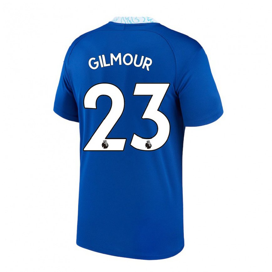 キッズフットボールビリー・ギルモア#23ダークブルーホームシャツ2022/23ジャージーユニフォーム