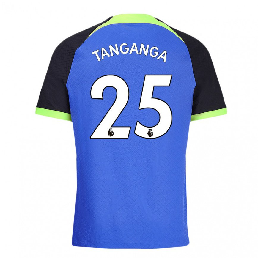 キッズフットボールジェイフェス・タンガンガ#25ブルーグリーンアウェイシャツ2022/23ジャージーユニフォーム