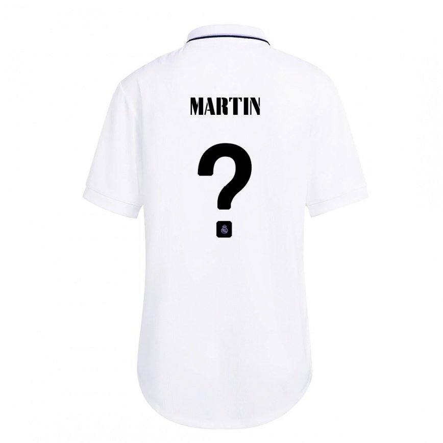 メンズフットボールマリオマーティン#0紫のホワイトホームシャツ2022/23ジャージーユニフォーム