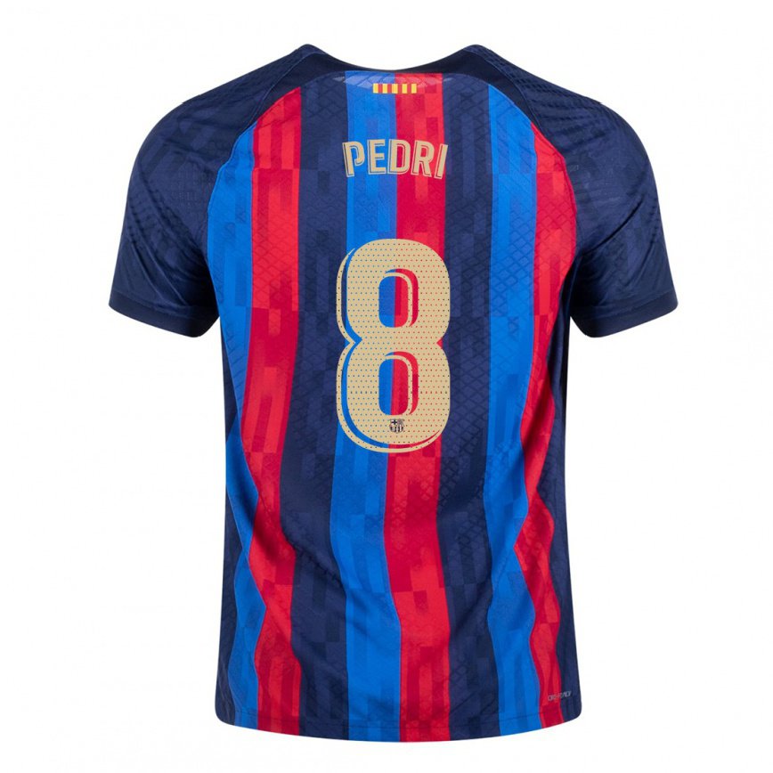 メンズフットボールペドロ・ゴンサレス・ロペス#8ブルースカーレットホームシャツ2022/23ジャージーユニフォーム