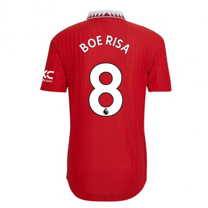 メンズフットボールヴィルデ・ボー・リサ#8レッドホームシャツ2022/23ジャージーユニフォーム