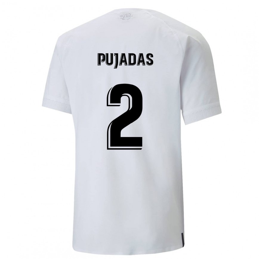 メンズフットボールベルタ・ピュジャダス#2クリーミーホワイトホームシャツ2022/23ジャージーユニフォーム