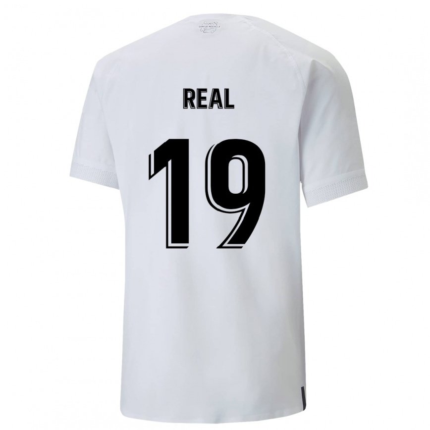 メンズフットボールカーリー・レアル#19クリーミーホワイトホームシャツ2022/23ジャージーユニフォーム