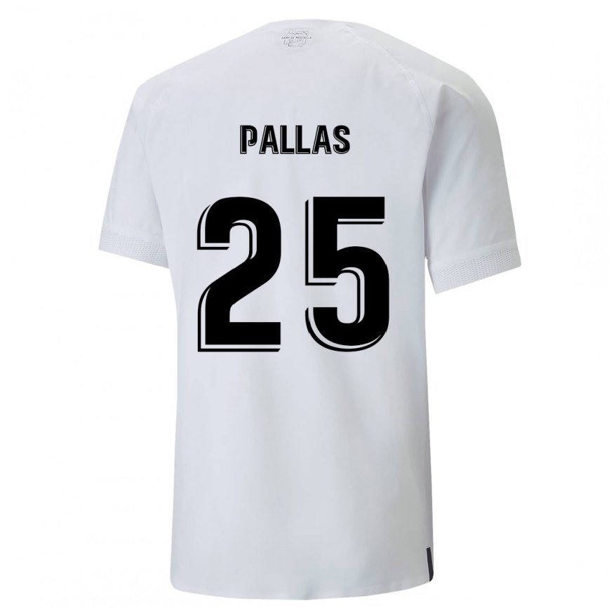 メンズフットボールネレア・パラス#25クリーミーホワイトホームシャツ2022/23ジャージーユニフォーム