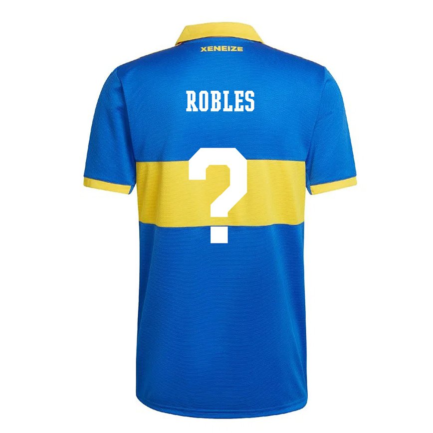 メンズフットボールセバスチャン・ディアス・ロブレス#0オリンピックイエローホームシャツ2022/23ジャージーユニフォーム