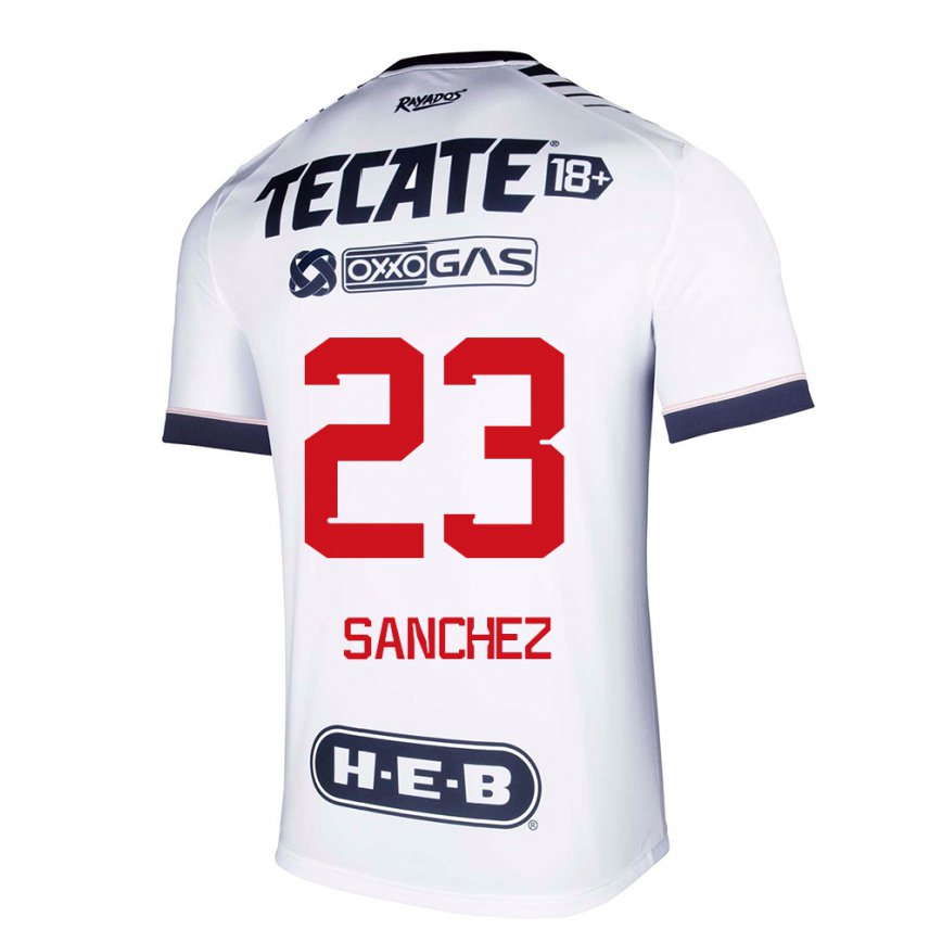 メンズフットボールグスタボ・サンチェス マルティネス#23ホワイトスペースホームシャツ2022/23ジャージーユニフォーム