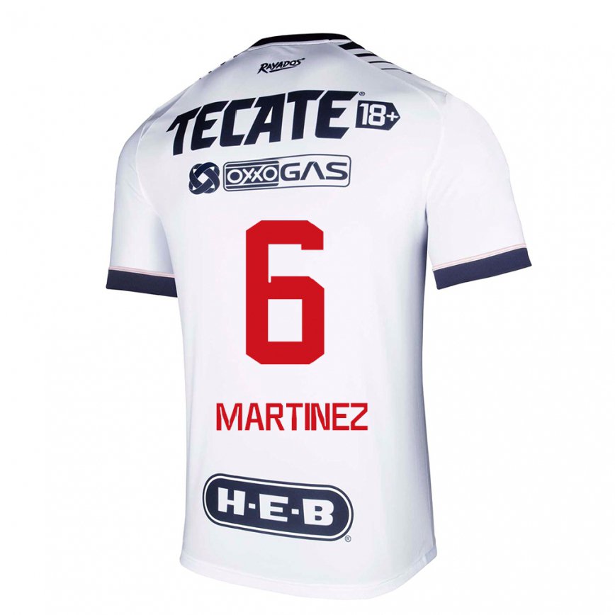 メンズフットボールアレハンドラ・マルティネス#6ホワイトスペースホームシャツ2022/23ジャージーユニフォーム