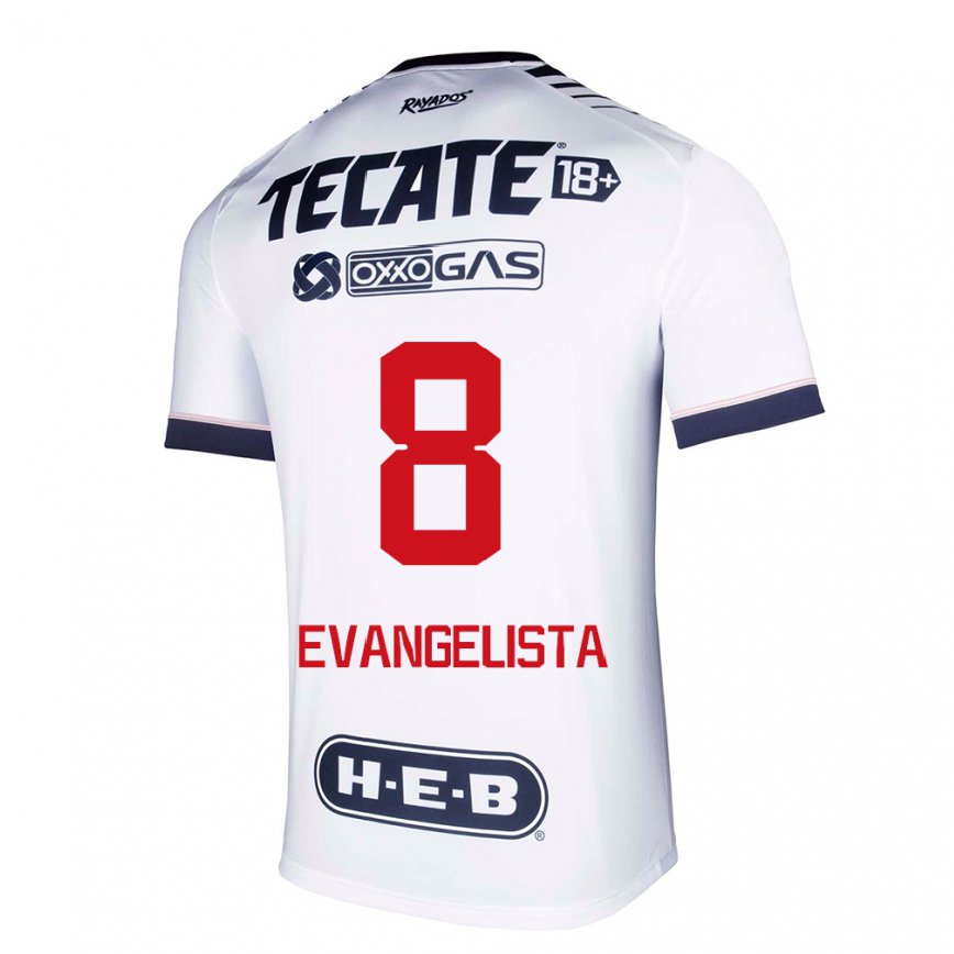 メンズフットボールディアナ・エヴァンジェリスタ#8ホワイトスペースホームシャツ2022/23ジャージーユニフォーム