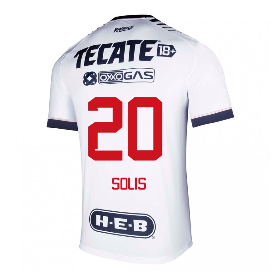 メンズフットボールダニエラ・ソリス#20ホワイトスペースホームシャツ2022/23ジャージーユニフォーム