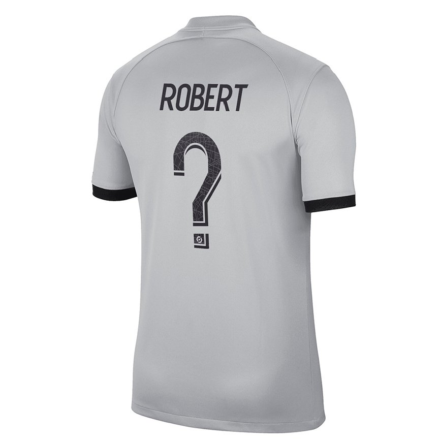メンズフットボールローレ・ロバート#0グレーアウェイシャツ2022/23ジャージーユニフォーム