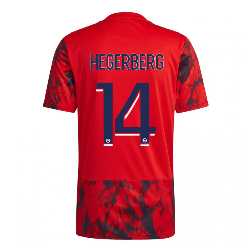 メンズフットボールアーダ・ヘーゲルベルグ#14レッドスペースアウェイシャツ2022/23ジャージーユニフォーム