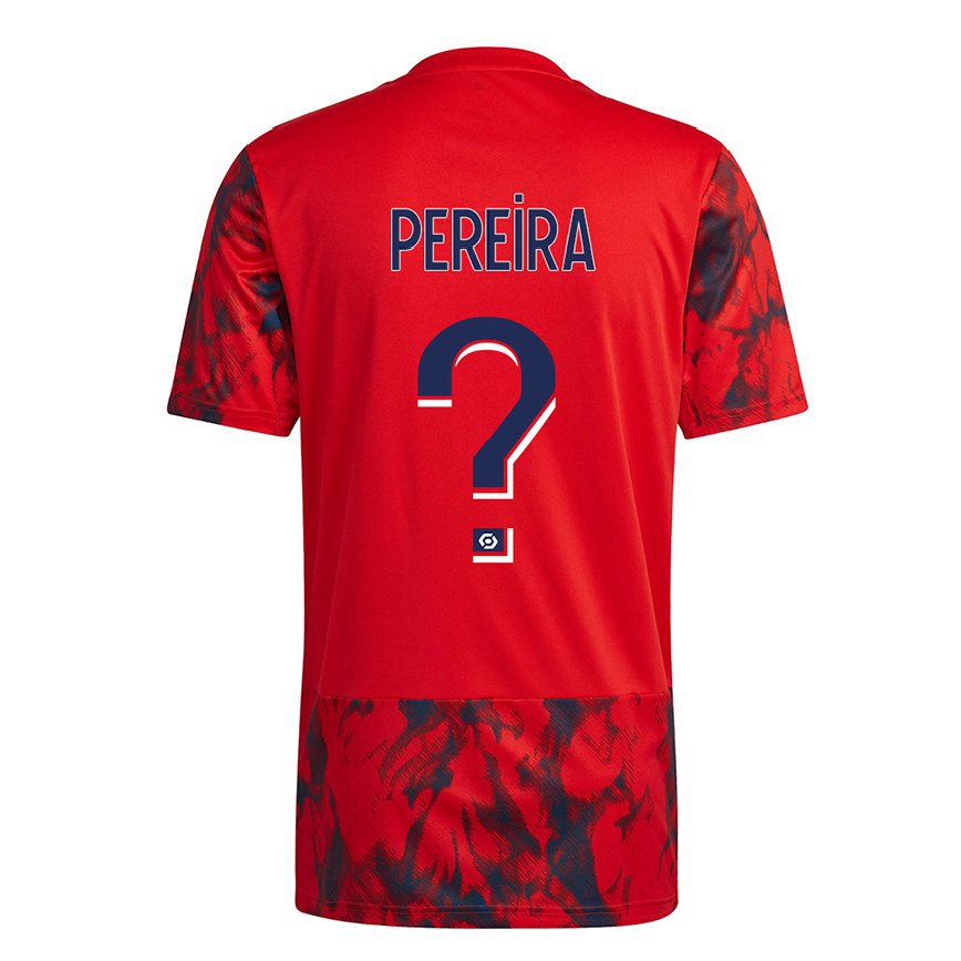 メンズフットボールマテオ・ペレイラ#0レッドスペースアウェイシャツ2022/23ジャージーユニフォーム