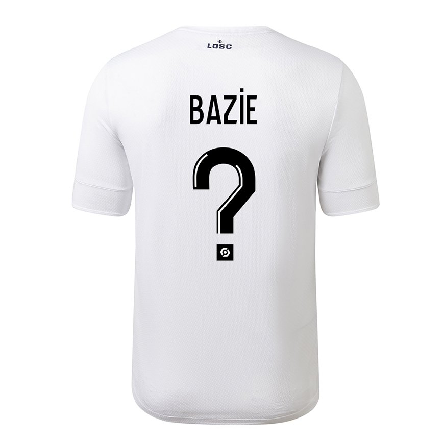 メンズフットボールジョフリー・バジエ#0ホワイトクリムゾンアウェイシャツ2022/23ジャージーユニフォーム