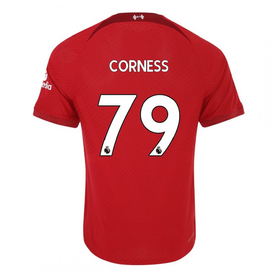 レディースフットボールドミニク・コーネス#79濃い赤ホームシャツ2022/23ジャージーユニフォーム