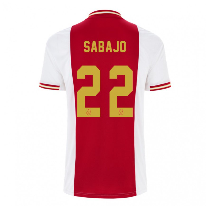 レディースフットボールクインティー・サバジョ#22濃い赤 ホワイトホームシャツ2022/23ジャージーユニフォーム