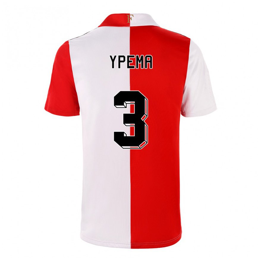 レディースフットボールダニーク・イペマ#3チリホワイトホームシャツ2022/23ジャージーユニフォーム