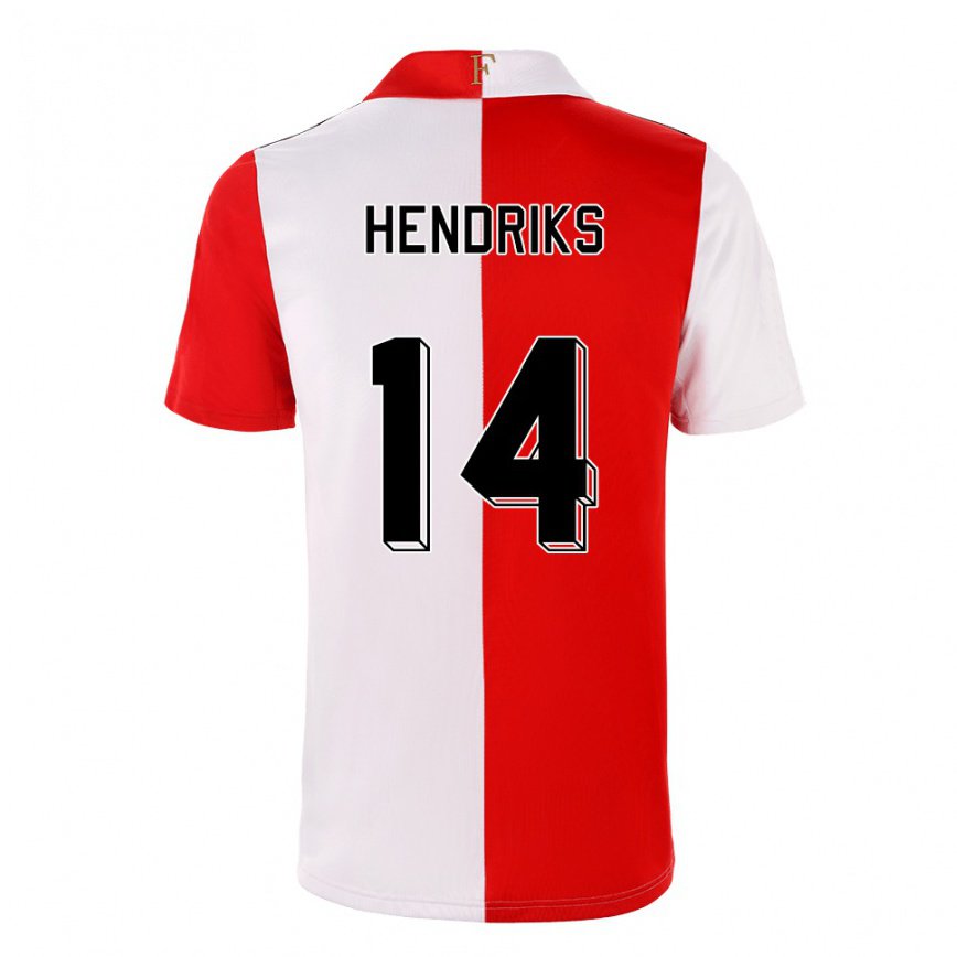 レディースフットボールキム・ヘンドリックス#14チリホワイトホームシャツ2022/23ジャージーユニフォーム