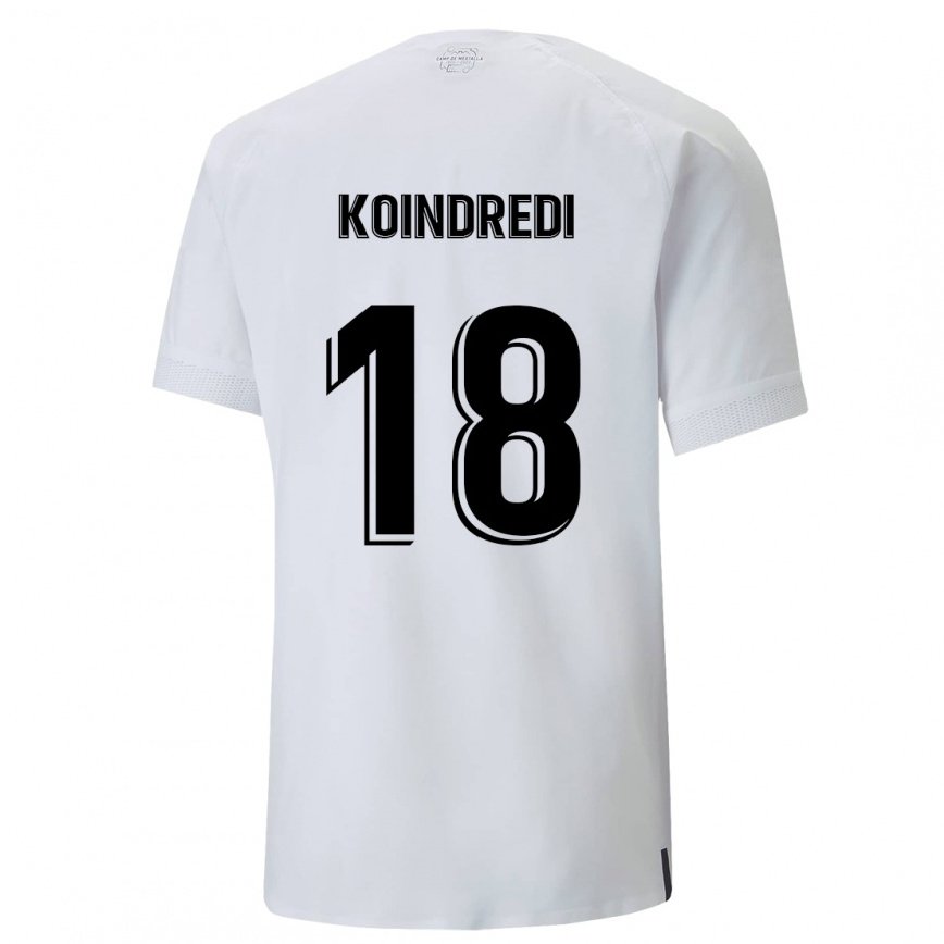レディースフットボールコバ・コインドレディ#18クリーミーホワイトホームシャツ2022/23ジャージーユニフォーム