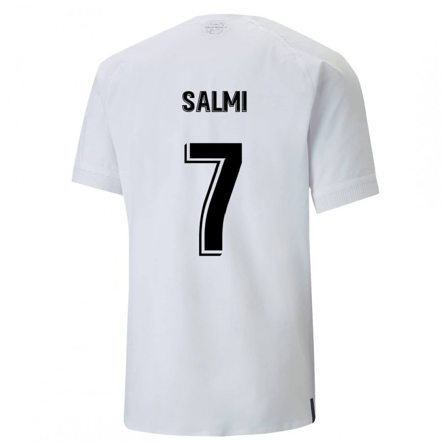 レディースフットボールイイナ・サルミ#7クリーミーホワイトホームシャツ2022/23ジャージーユニフォーム