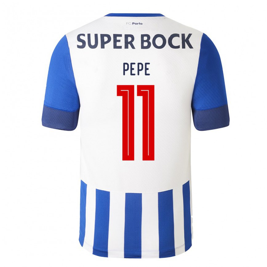 レディースフットボールペペ#11ロイヤルブルーホームシャツ2022/23ジャージーユニフォーム