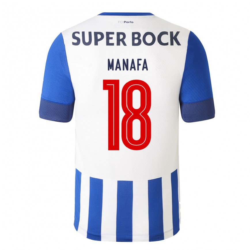 レディースフットボールウィルソン・マナファ#18ロイヤルブルーホームシャツ2022/23ジャージーユニフォーム