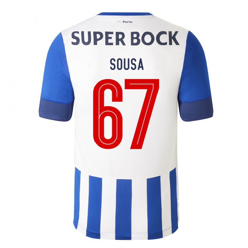 レディースフットボールヴァスコ・ソウザ#67ロイヤルブルーホームシャツ2022/23ジャージーユニフォーム