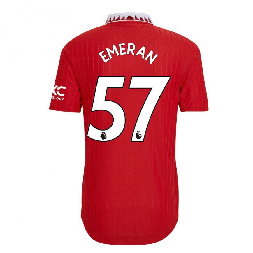 レディースフットボールノーム・エメラン#57レッドホームシャツ2022/23ジャージーユニフォーム