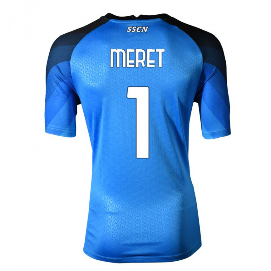 レディースフットボールアレックス・メレト#1ダークブルーグレーホームシャツ2022/23ジャージーユニフォーム