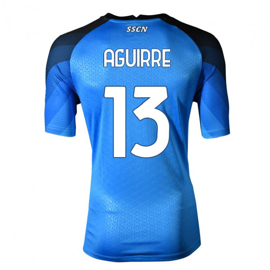 レディースフットボールヨランダ・アギーレ・グティエレス#13ダークブルーグレーホームシャツ2022/23ジャージーユニフォーム