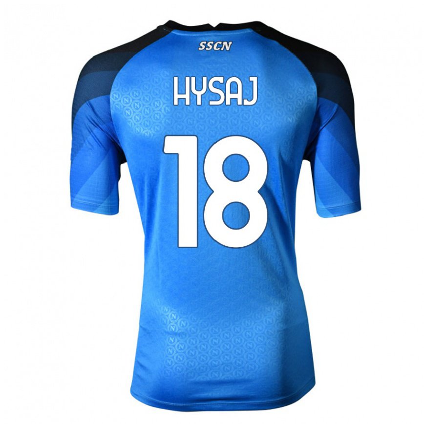 レディースフットボールダニエル・ヒサジ#18ダークブルーグレーホームシャツ2022/23ジャージーユニフォーム