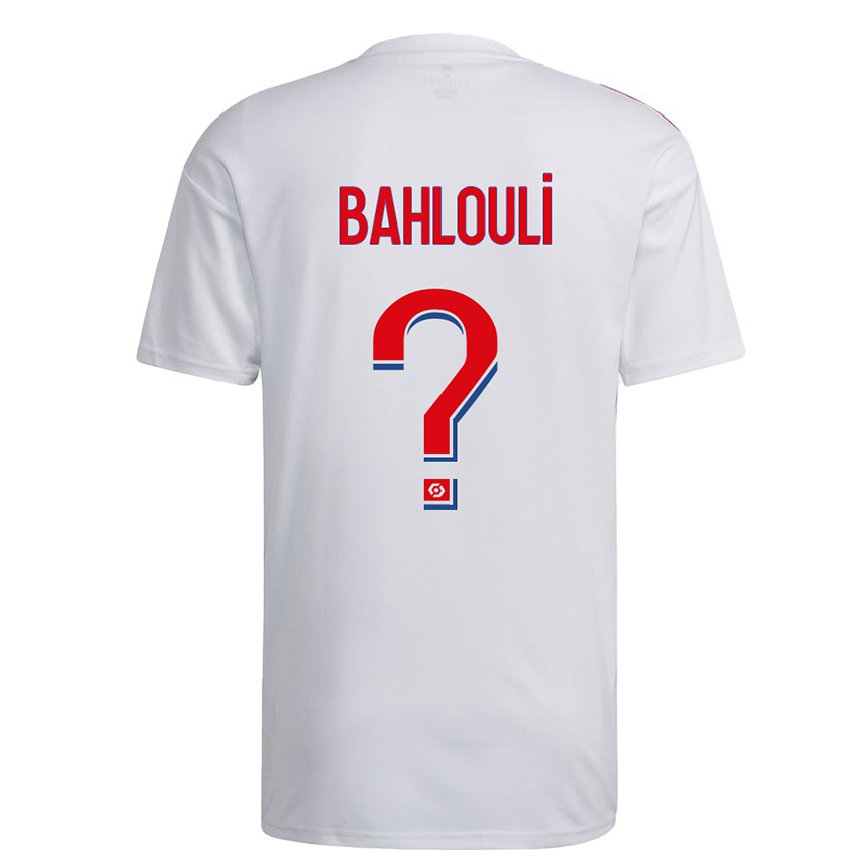 レディースフットボールジブラル・バルーリ#0ホワイト ブルーレッドホームシャツ2022/23ジャージーユニフォーム