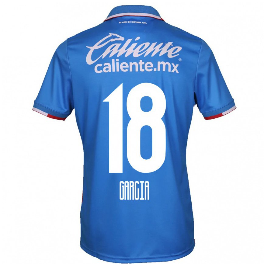 レディースフットボールダイアナ・ガルシア#18アズールブルーホームシャツ2022/23ジャージーユニフォーム