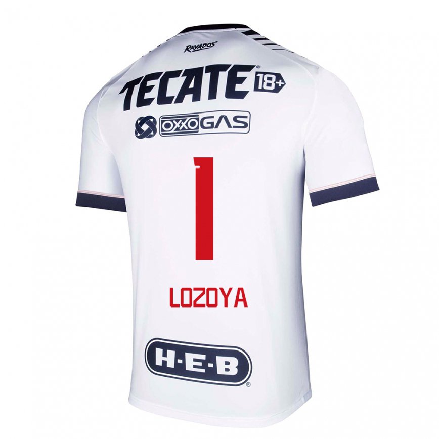 レディースフットボールクラウディア・ロソヤ#1ホワイトスペースホームシャツ2022/23ジャージーユニフォーム