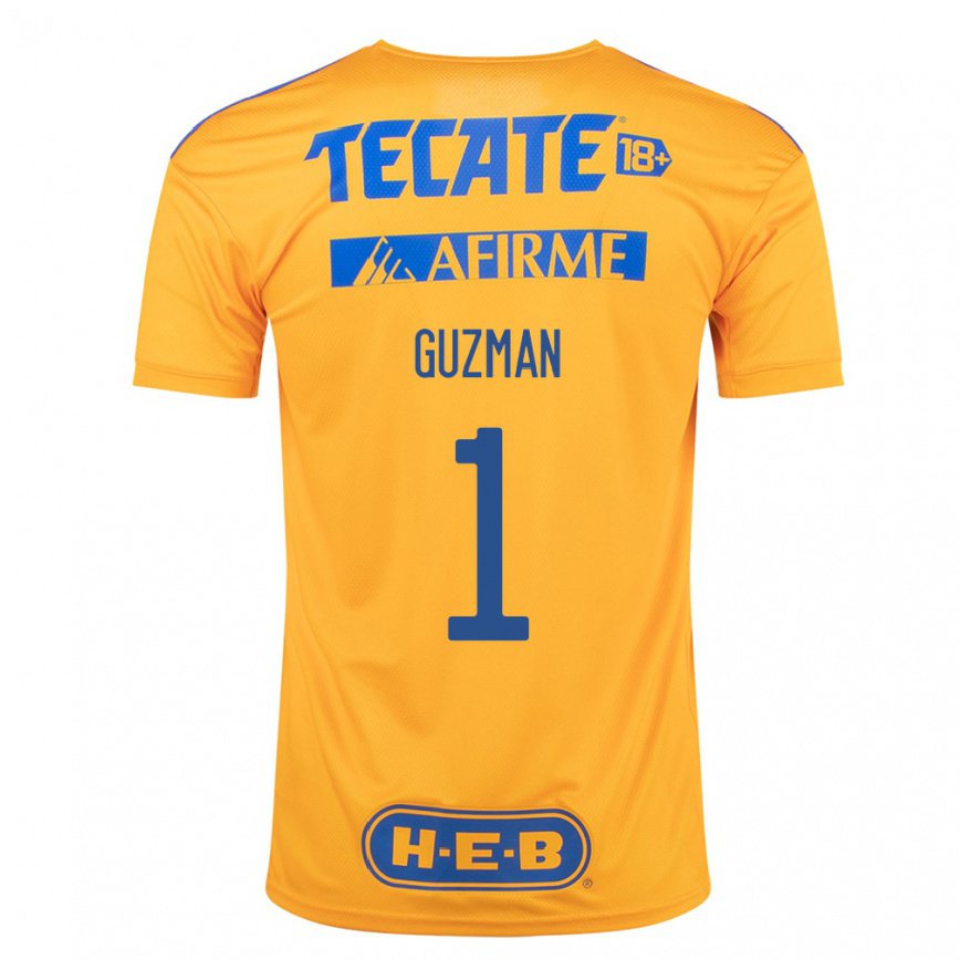 レディースフットボールナウエル・グスマン#1バンブルビーイエローホームシャツ2022/23ジャージーユニフォーム