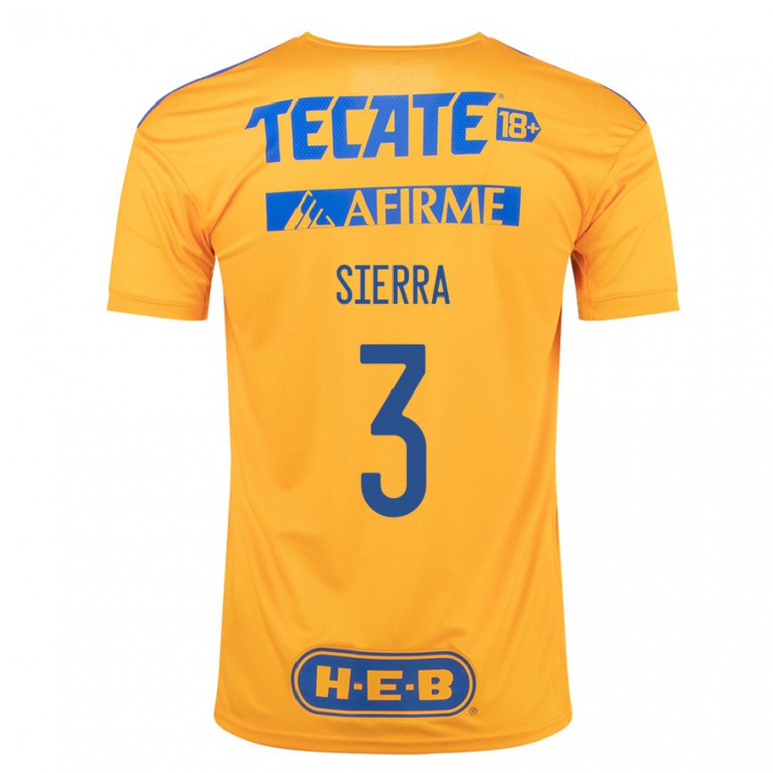 レディースフットボールビアンカ・シエラ#3バンブルビーイエローホームシャツ2022/23ジャージーユニフォーム
