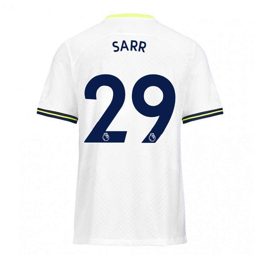 レディースフットボールパペ・マタル・サー#29ホワイト グリーンホームシャツ2022/23ジャージーユニフォーム