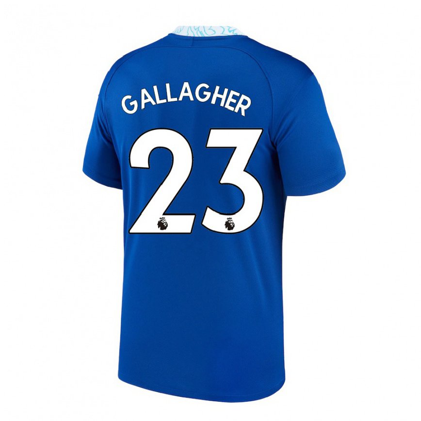 レディースフットボールコナー・ギャラガー#23ダークブルーホームシャツ2022/23ジャージーユニフォーム