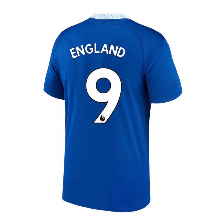 レディースフットボールベサニー・イングランド#9ダークブルーホームシャツ2022/23ジャージーユニフォーム