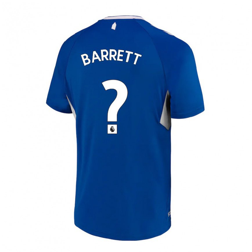レディースフットボールジャック・バレット#0ダークブルーホワイトホームシャツ2022/23ジャージーユニフォーム