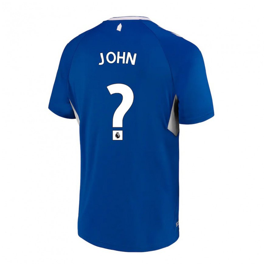 レディースフットボールカイル・アレックス・ジョン#0ダークブルーホワイトホームシャツ2022/23ジャージーユニフォーム