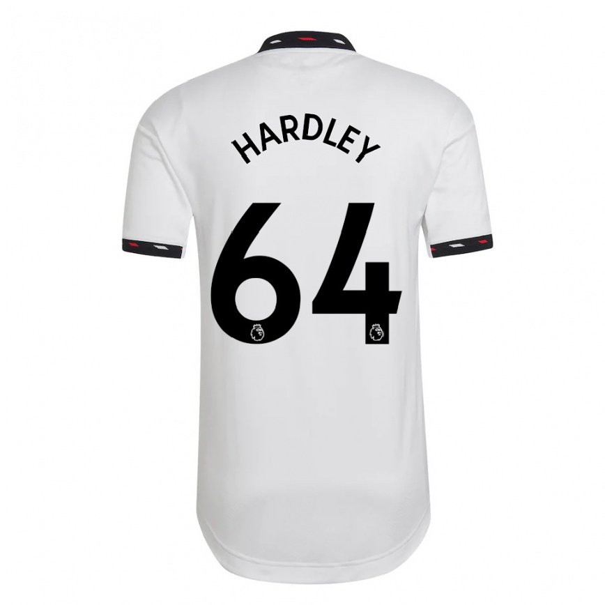 レディースフットボールビョルン・ハードリー#64ホワイトアウェイシャツ2022/23ジャージーユニフォーム