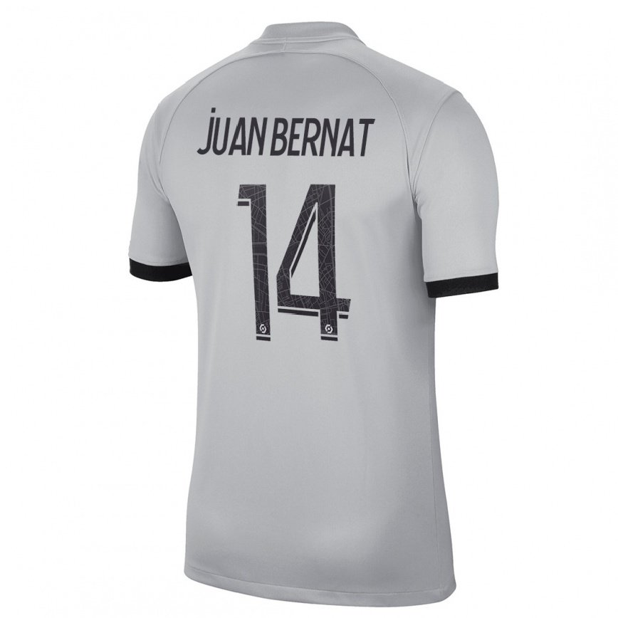 レディースフットボールフアン・ベルナト#14グレーアウェイシャツ2022/23ジャージーユニフォーム