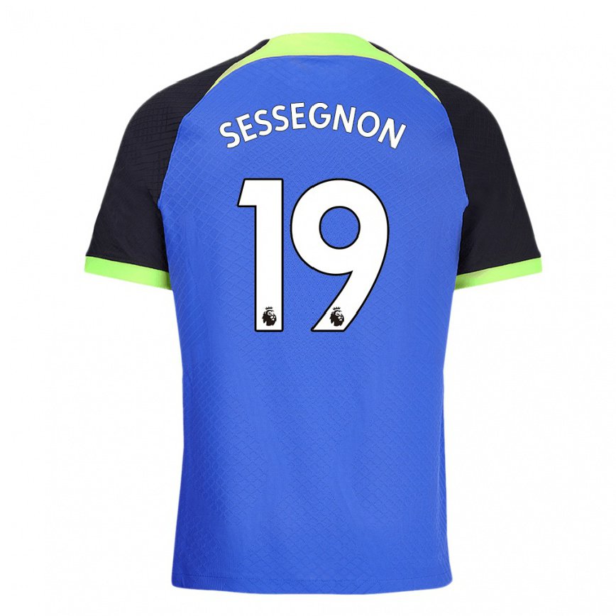 レディースフットボールライアン・セセニョン#19ブルーグリーンアウェイシャツ2022/23ジャージーユニフォーム