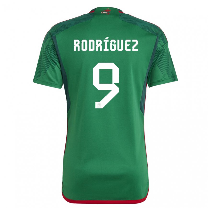 キッズメキシコカルロス・ロドリゲス#9みどりホームシャツ22-24ジャージー