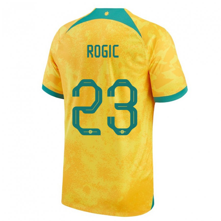 メンズオーストラリアトム・ロギッチ#23ゴールデンホームシャツ22-24ジャージー