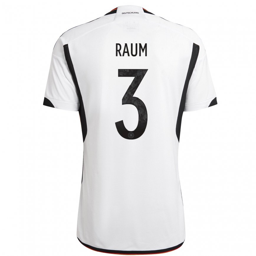 メンズドイツダヴィド・ラウム#3ホワイト ブラックホームシャツ22-24ジャージー